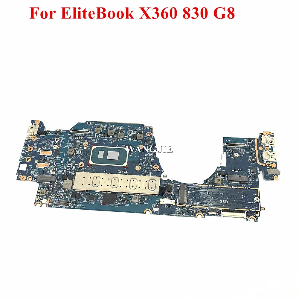 

6050А 3219701 Материнская плата для ноутбука HP EliteBook X360 830 G8 M46078-601 M46075-601 I5 I7, оперативная память процессора на плате, 100% рабочая