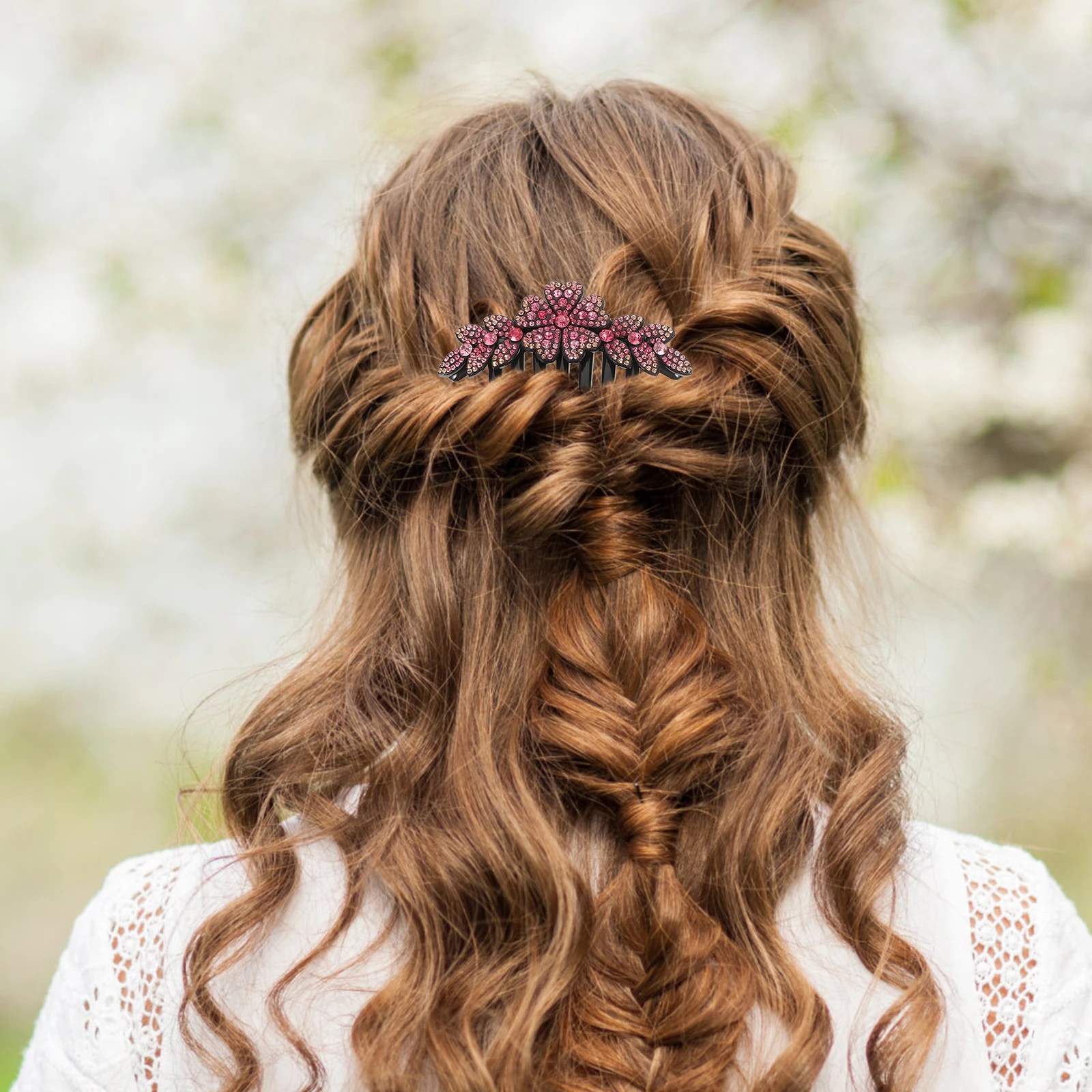 

4 шт., боковые расчески со стразами, блестящие свадебные аксессуары для волос для свадьбы, выпускного вечера, вечеринки, расческа, повязка на голову, аксессуары для невесты