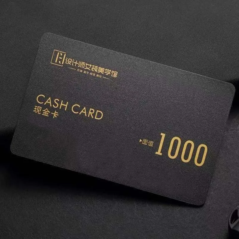 Custom PVC Business Cards Plastic Waterproof Cards Personalized Design Round Corner Business Custom Frosted PVC Business Cards