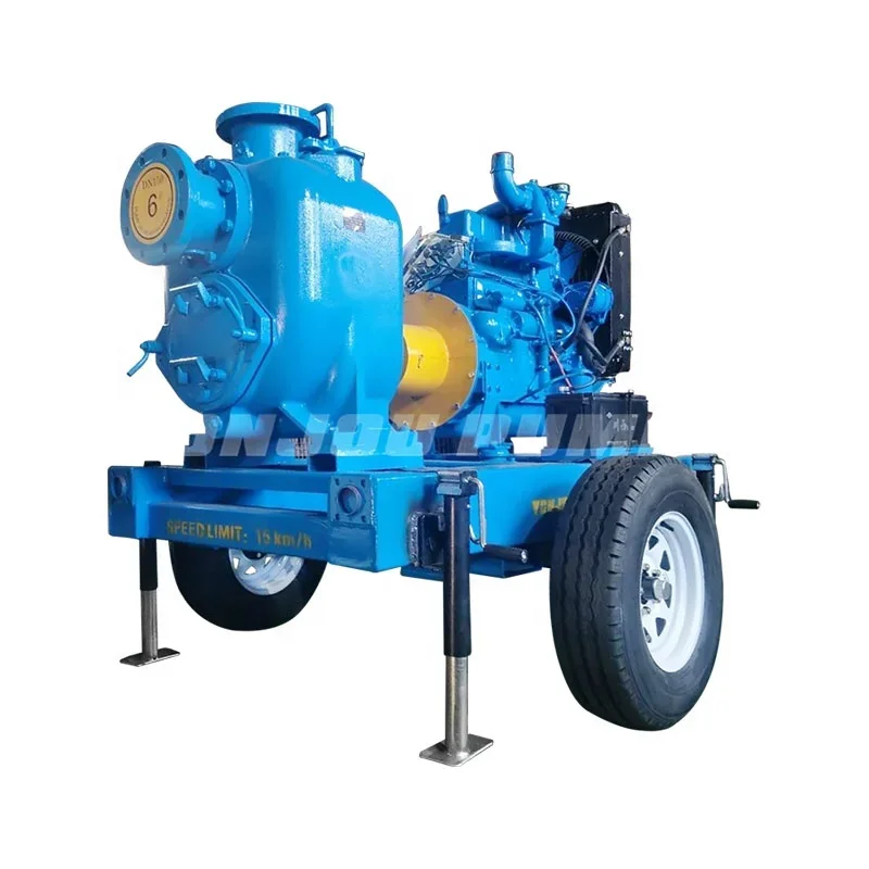 Water Usage Self-priming Trash Dewatering Pump Diesel Diesel Engine Standard Centrifugal Pump Sewage ST Single-stage Pump 3