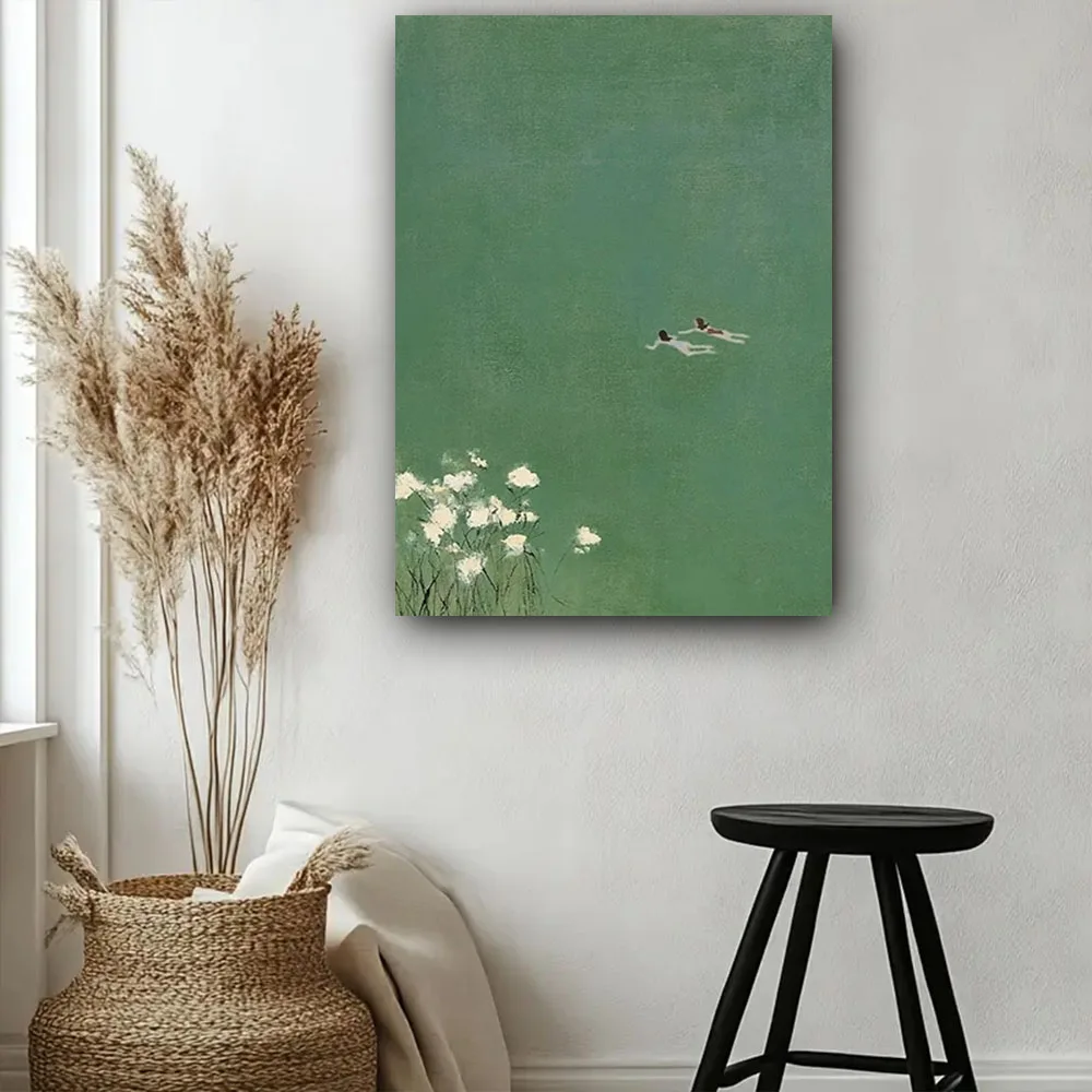 Hot Selling Flower Pattern Pendant Colorful Lily Oil Painting Pure Handmade Home Wall Decor Art Canvas Picture Entrance Mural