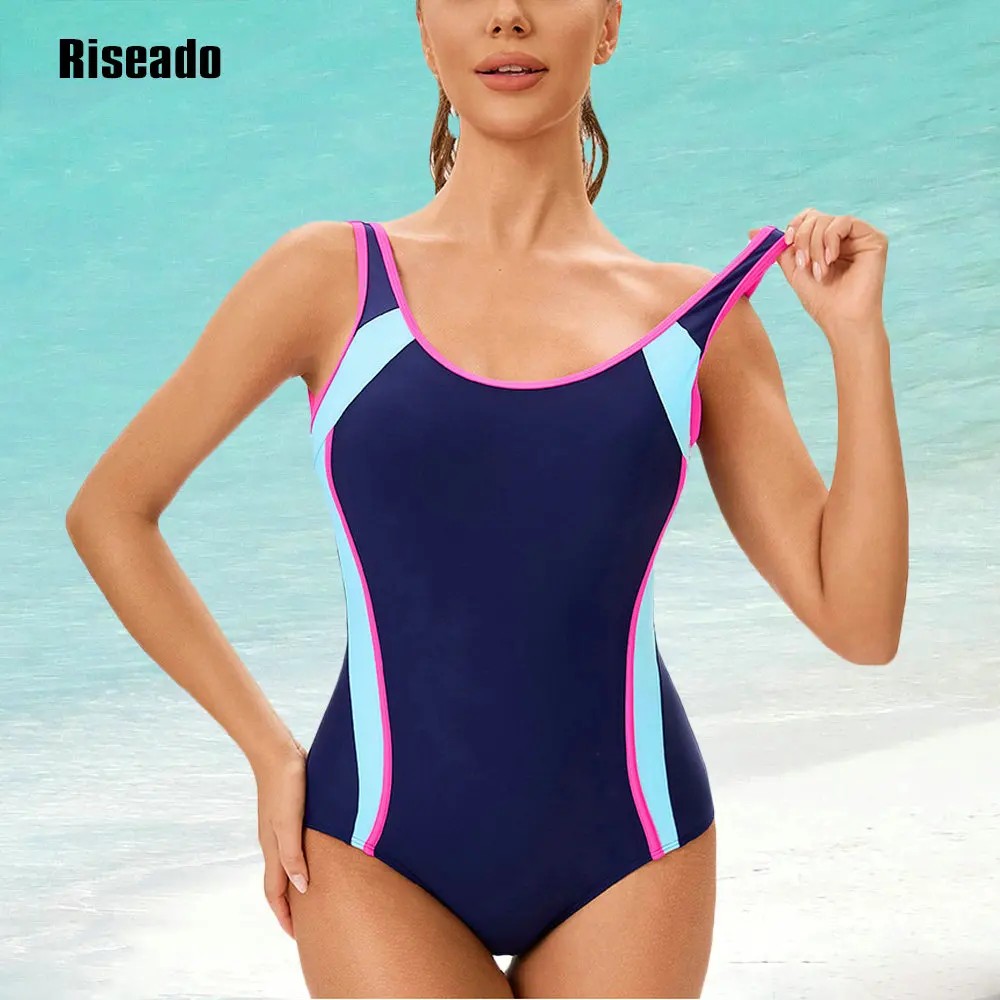 Riseado 2025 New U Back One-Piece Swimsuit Women's Bodylift Shaping Swimsuit