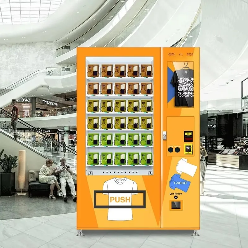 Customizable Normal Temperature Automatic Clothes T Shirt Apparel Vending Machine