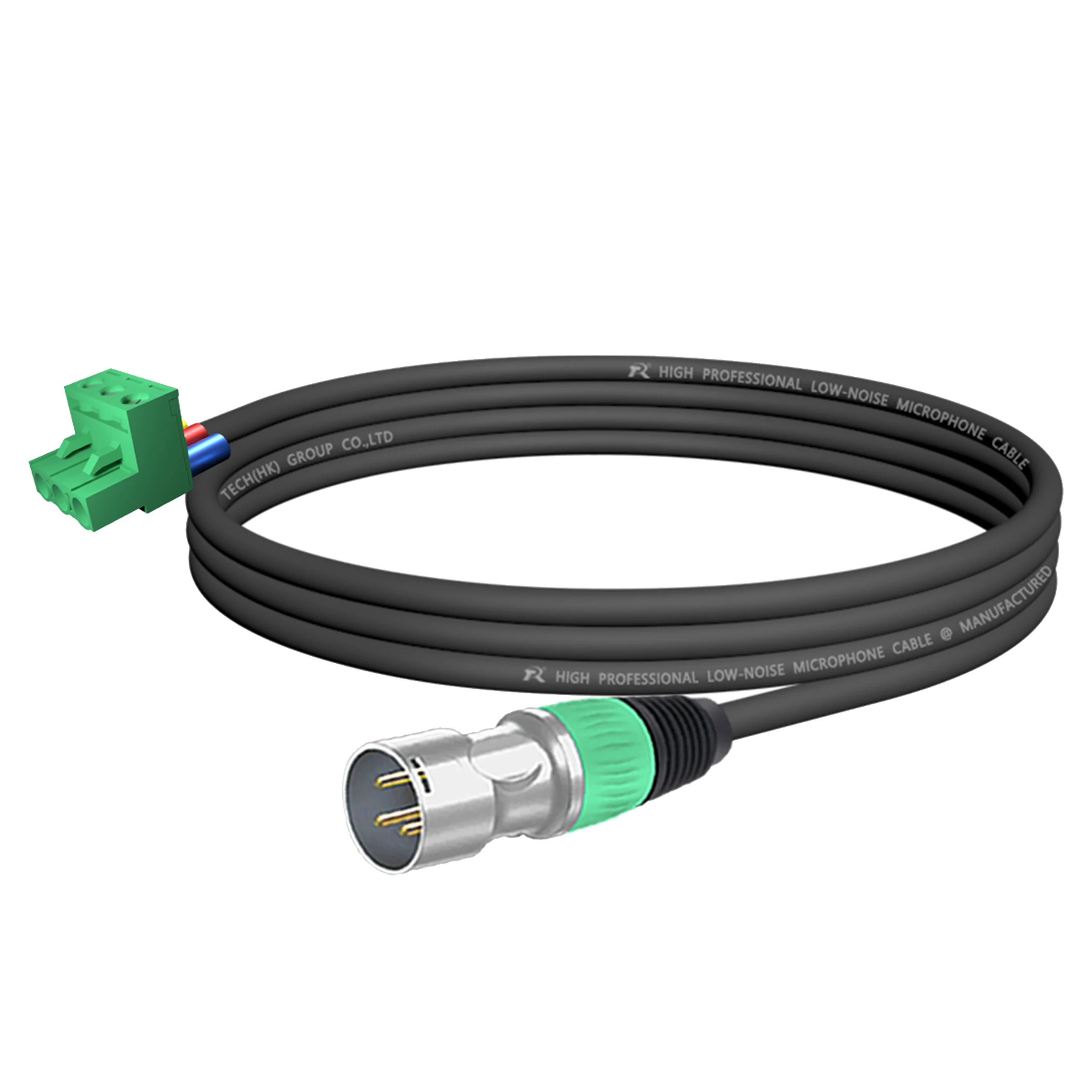 1 Stück 3-Pin PCB-Schraubklemmen-Stecker auf XLR M/F-Kabel, XLR-zu-Phoenix-Konverterkabel, rauscharmes Mikrofonkabel für Lautsprecherprozessor – Detail 11