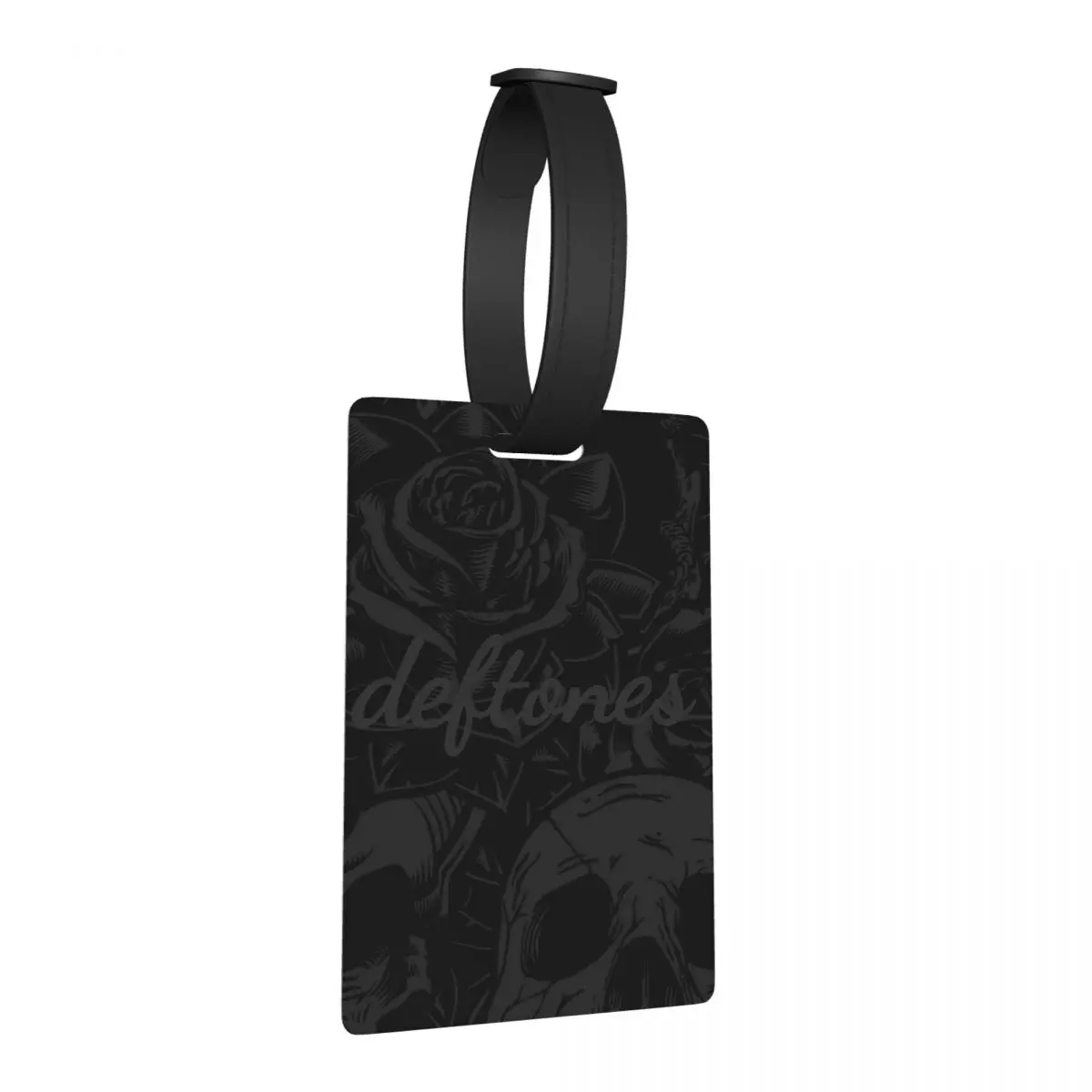 

Металлические бирки для багажа в стиле панк-рок Deftones, аксессуары для чемоданов, этикетки для путешествий, держатель для багажных бирок, идентификатор, имя, адрес