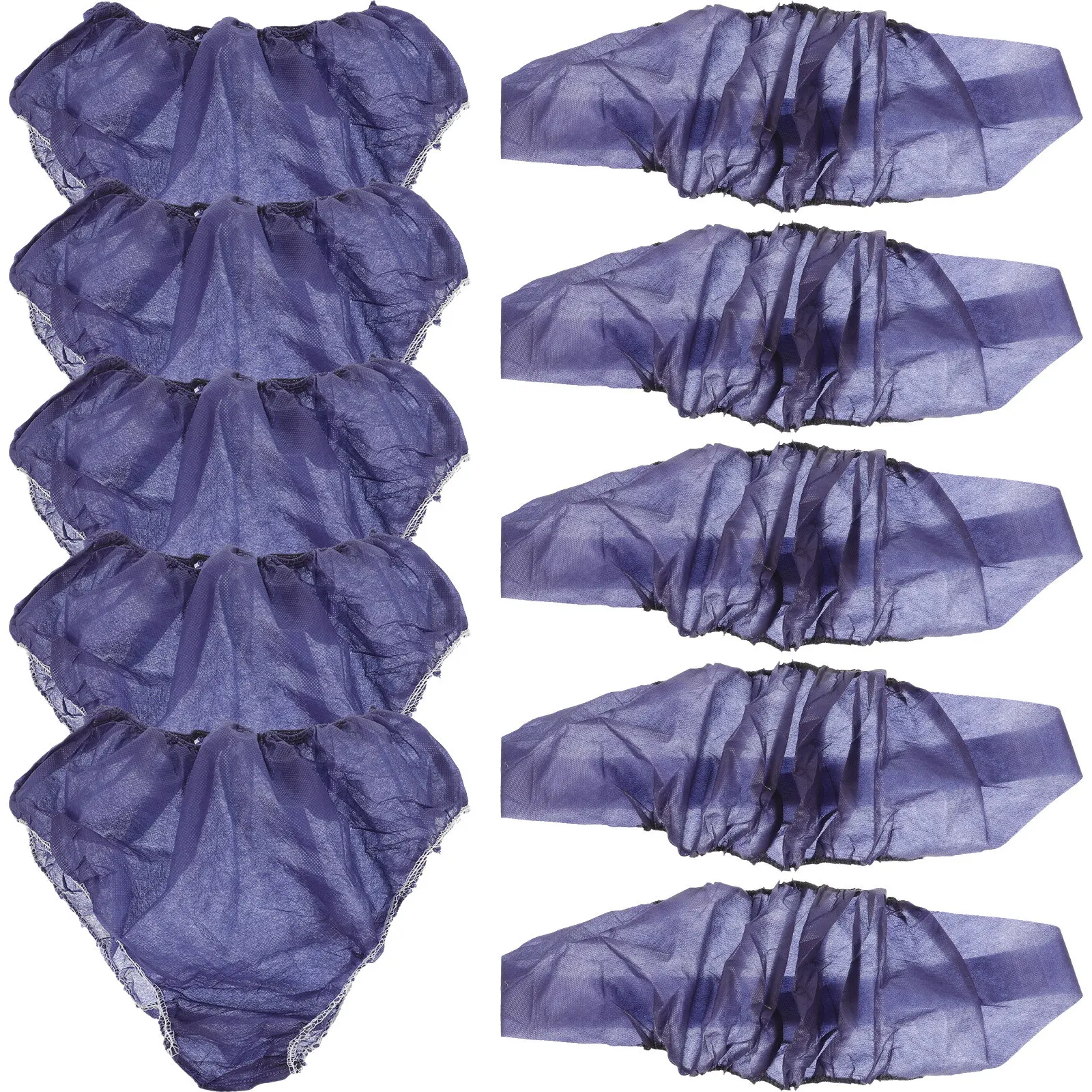 

Набор из 50 одноразовых бюстгальтеров и трусиков: дышащие эластичные бандо-бюстгальтеры и трусики из нетканого материала для путешествий, спа-салонов, отелей, экстренного использования женщинами