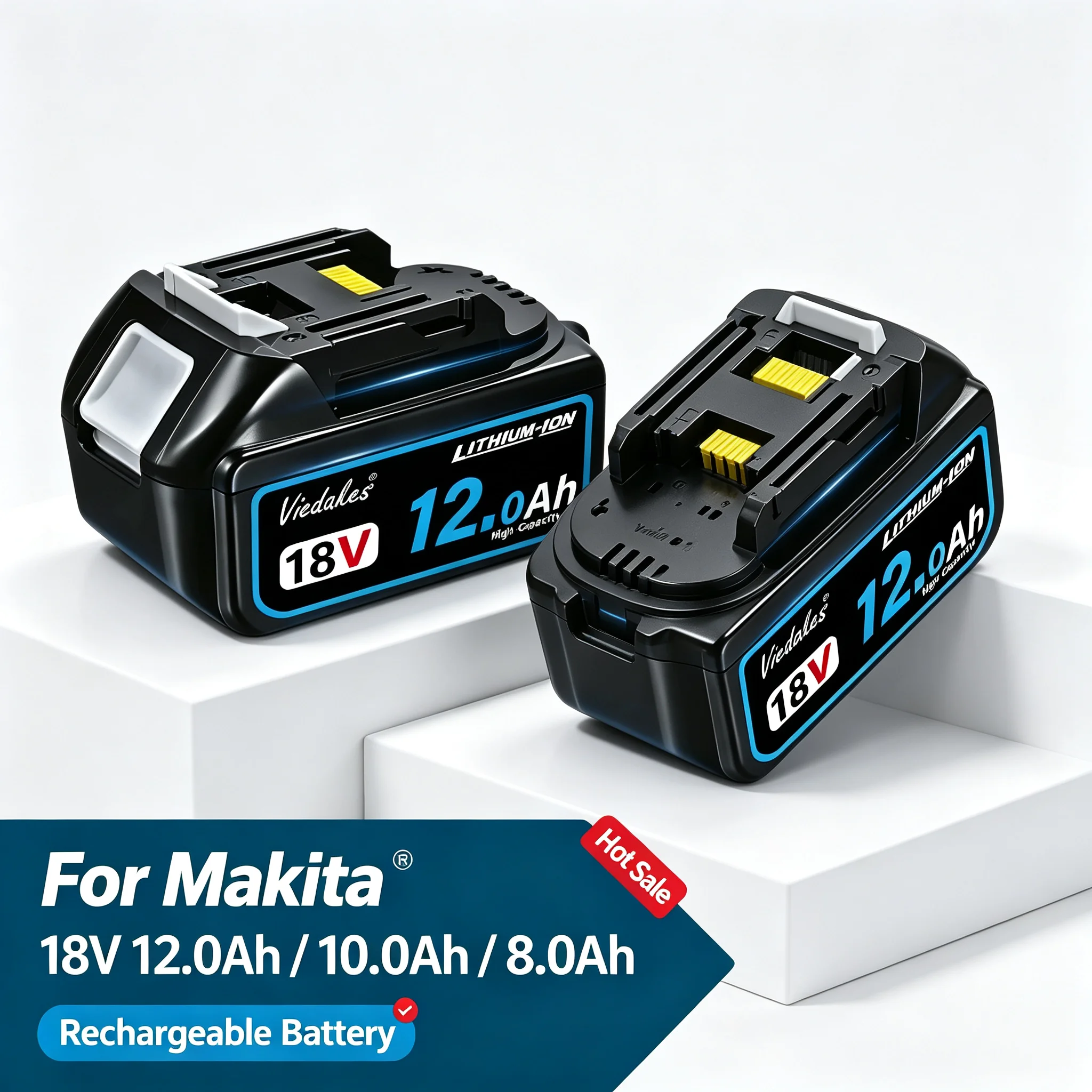High Capacity 18V Replacement Battery For Makita 18V Battery,🎖️🛴️ LED Power Display For TM52DZ,DHS661Z,DHR182Z,DHP484Z️🎖️🛴