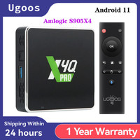 Ugoos X4Q Pro Smart Set Top Box Android 11 X4Q Pro 4GB 32GB X4Q Plus 4GB 64GB Amlogic S905X4 2.4G 5G WiFi BT5.1 1000M 4K TV Box