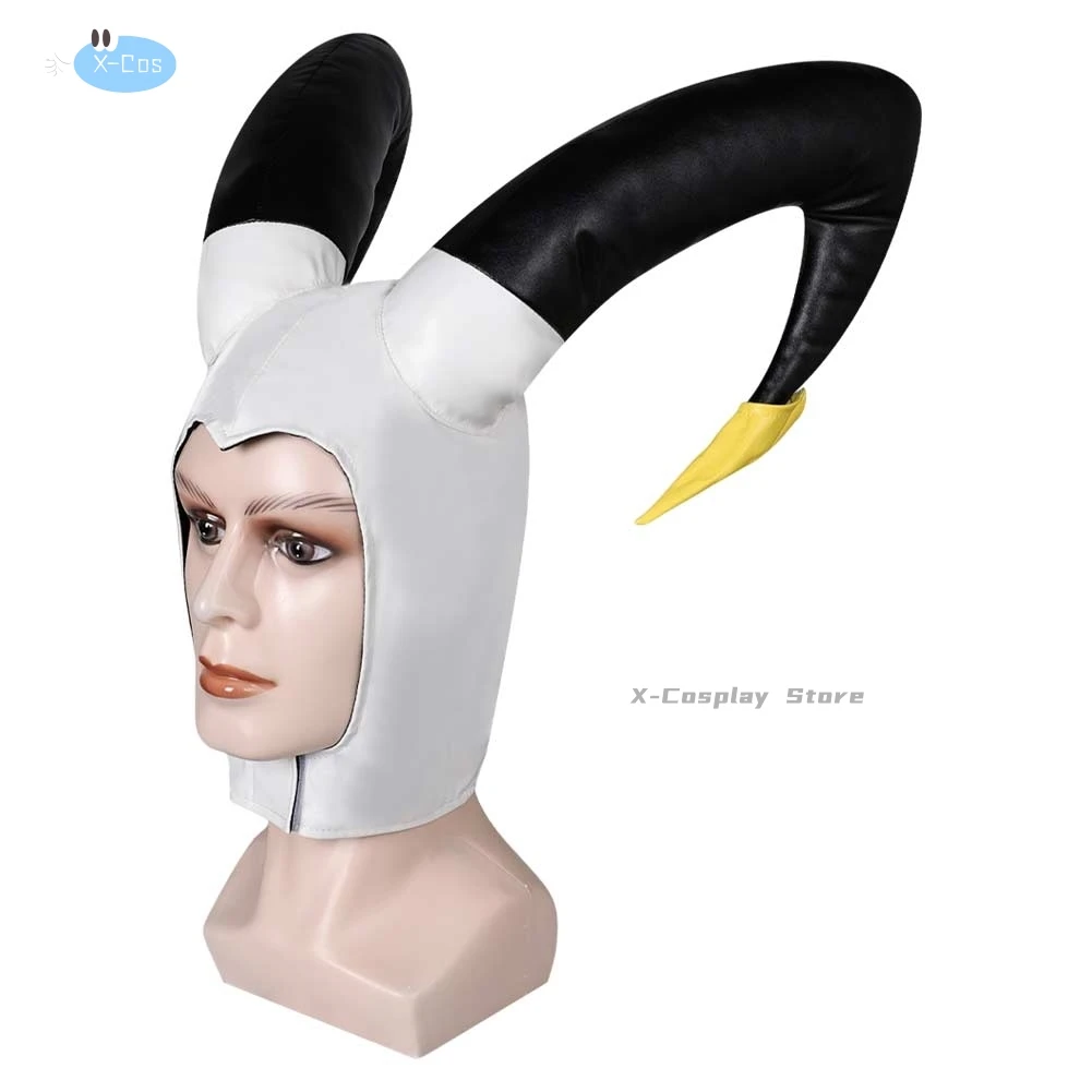 Adam Cosplay Costumes Women Hazbin Costume da donna Hotel Adult Woman travestimento copricapo in bianco e nero abbigliamento Anime da uomo Kid