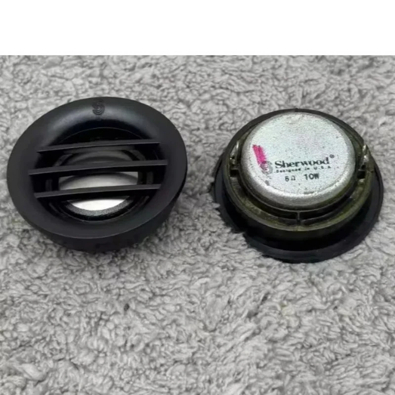 SOTAMIA 2 ชิ้น 1.5 นิ้วมินิทวีตเตอร์ 6 โอห์ม 10 วัตต์ไทเทเนียมฟิล์มเสียง Treble ลําโพงกันน้ําทวีตเตอร์เสียงเพลงลําโพงไฮไฟ