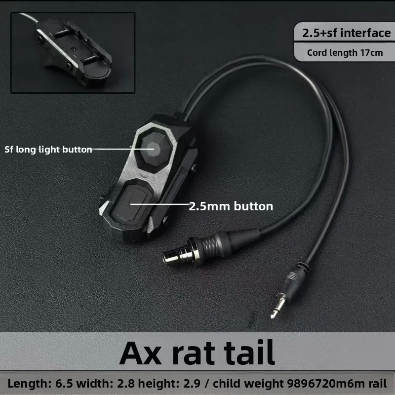 Handheld Auxiliary Lamp Control Switch Accessory Constant Bright Mode Ergonomic Hand Trigger Hobby Model Decor Parts