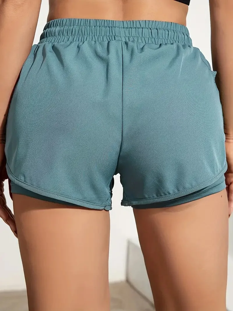 2026 Sommer Damen High-Waist Schnelltrocknende Yoga-Leggings Rutschfeste Lockere Fitness-Laufhose Atmungsaktive Outdoor-Freizeit-Sporthose – Detail 10