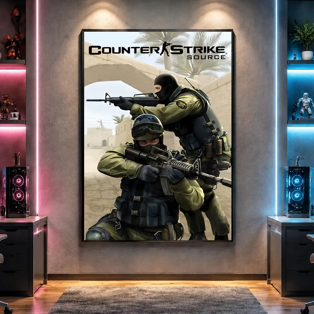 Game C-Counter-Strike Global Offensive Poster Wall Art Bedroom Living Room Dorm Bar Cafe Gym Studio Home Decor Gifts