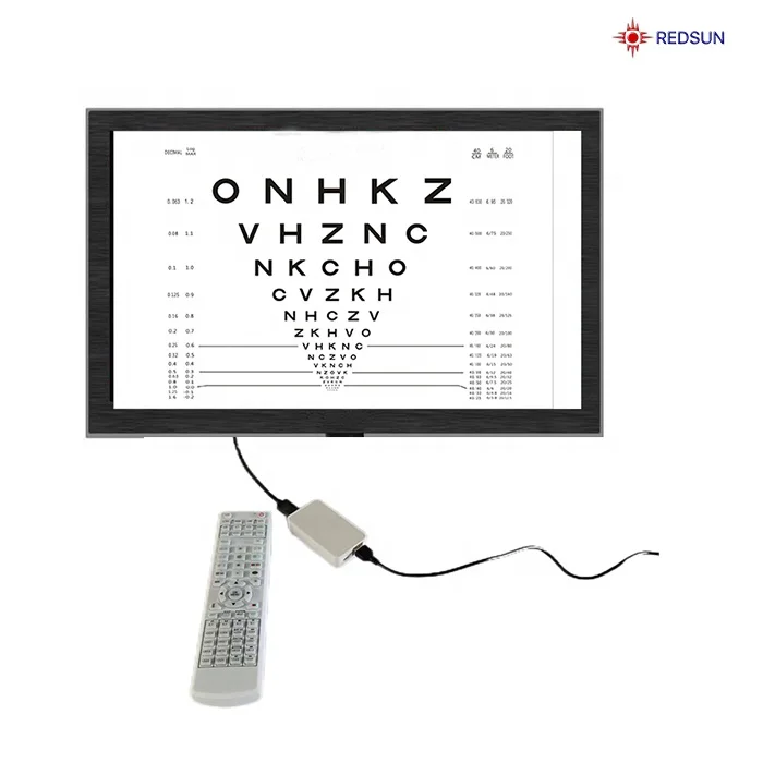RS2024 China Ophthalmic Equipment LCD LED Vision Tester Chart  Software