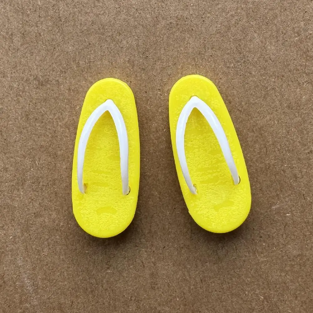 1/6 Maßstab DIY Licca Puppenschuhe Japanische Sandalen mit Hohem Absatz & Flachem Absatz Schuhe für Idol-Männerpuppen Mädchenkörper Puppenzubehör – Detail 5