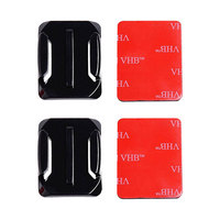 Curved Surface Base Mount Adhesive Sticker For GoPro Hero 12 11 10 9 8 Insta360 Action Camera Mounts Sticky Pads Accessories
