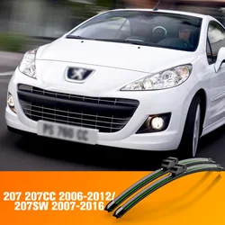 Wiper LHD Front Wiper Blades For Peugeot 207 207CC 207SW CC SW Windshield Windscreen Front Window 26