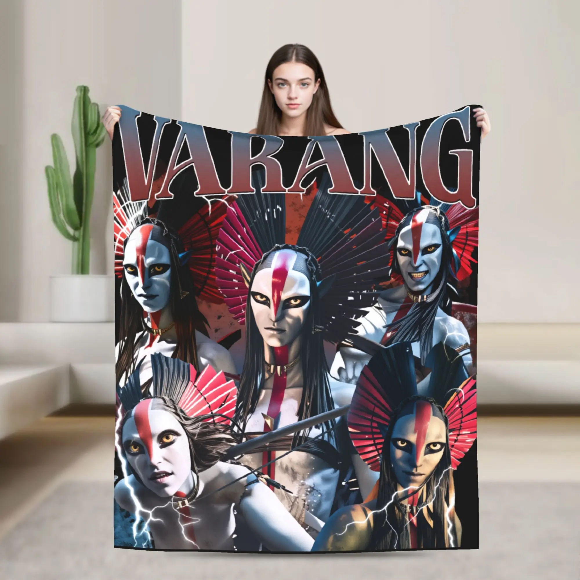 Varang Blanket Avatar Fire and Ash Super Soft Comfortable Plush Throw Blanket For Child Couch Chair Flannel Bedspread Bed Cover