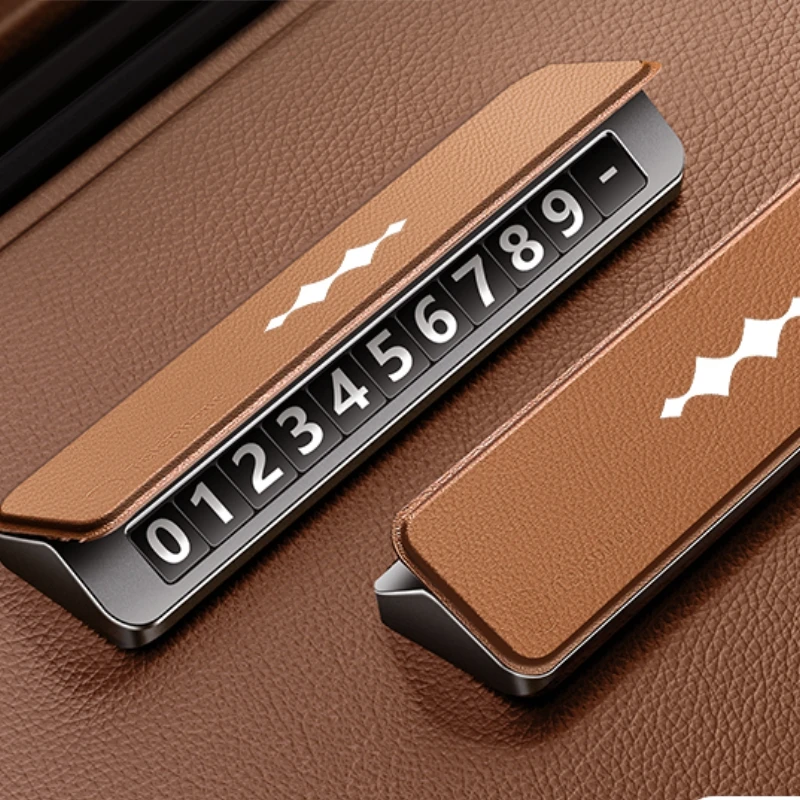 

Для Byd Equation Leopard 8 2025 временный парковочный номерной знак с подвижным номером автомобиля украшение интерьера автомобиля модификация