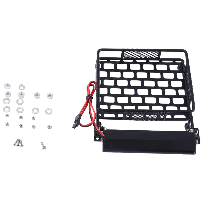 Металлический багажник на крышу 110X10 0 мм со стандартной планкой для Tamiya CC01 CR01 RC4WD D90 Axial SCX10 1/10 RC Crawler Car