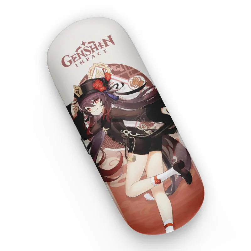 Genshin Impact Anime Cosplay Glasses Case Baal Xiao Zhongli HuTao Ganyu Klee Eula Venti Tartaglia Shenhe Fans Collection Gifts