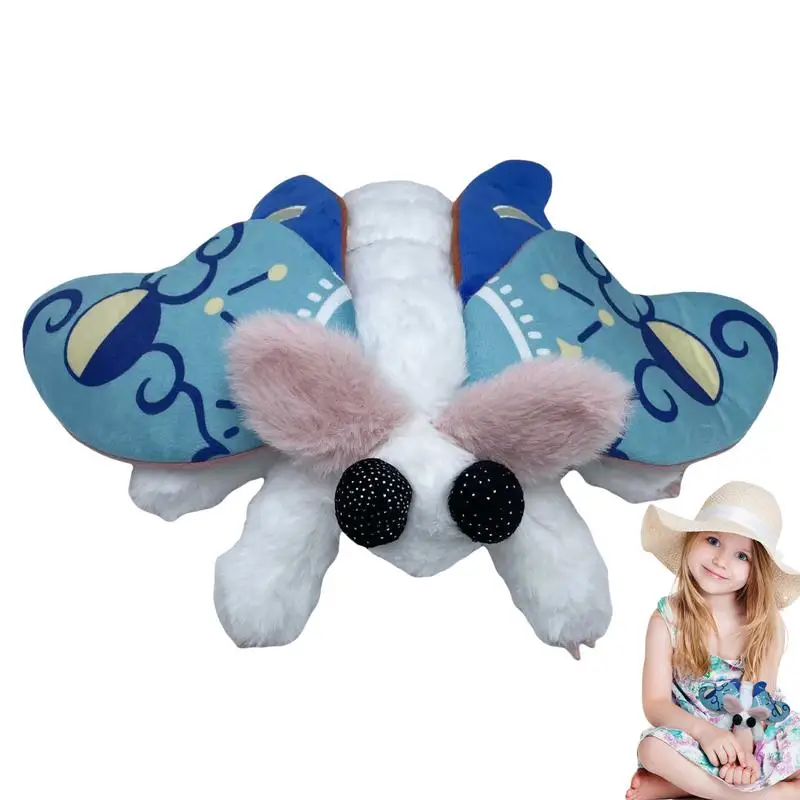 Plush Moth Toy Cuddly Moth Plush Figure Stuffed Pillow Sofa And Bed Decoration Animal Plushies Soft For Children And Adults For