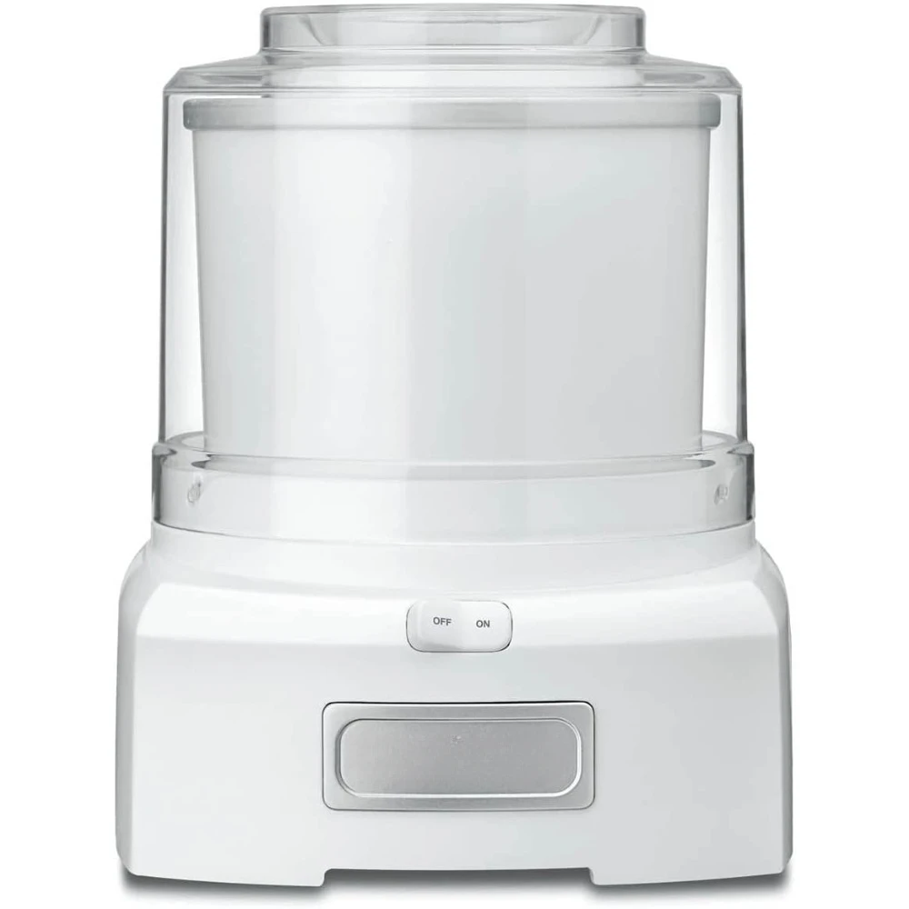 

Ice Cream Maker Machine, 1.5 Quart Sorbet, Frozen Yogurt Maker, Double Insulated, White, Ice Cream Maker