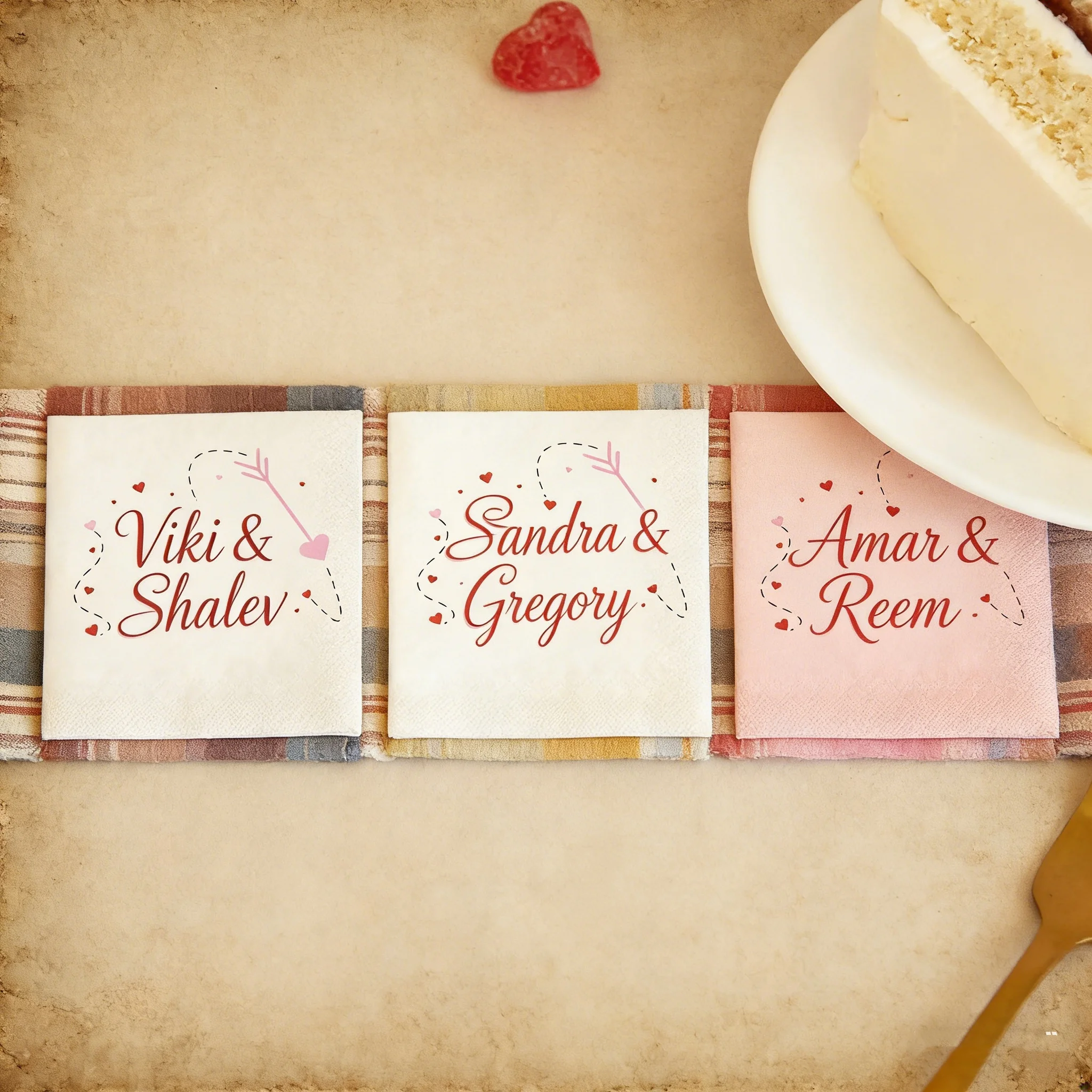 

50 шт. коктейльных салфеток для вечеринок: на помолвку, День святого Валентина, Галентинс, девичник, свадьбу, праздничные принадлежности