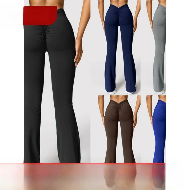 Pantaloni da yoga da donna Colore attillato Altezza Vita Pa Hip Pantaloni casual a vita bassa a metà polpaccio per donne di mezza età