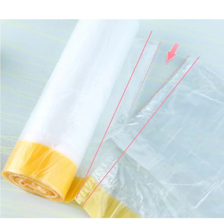 Garbage Bag with Drawstring, Trash Can, Wastebasket Liners, Plastic Bags for Bathroom, Bedroom, Office 15 Pcs per Roll, 4 Gallon