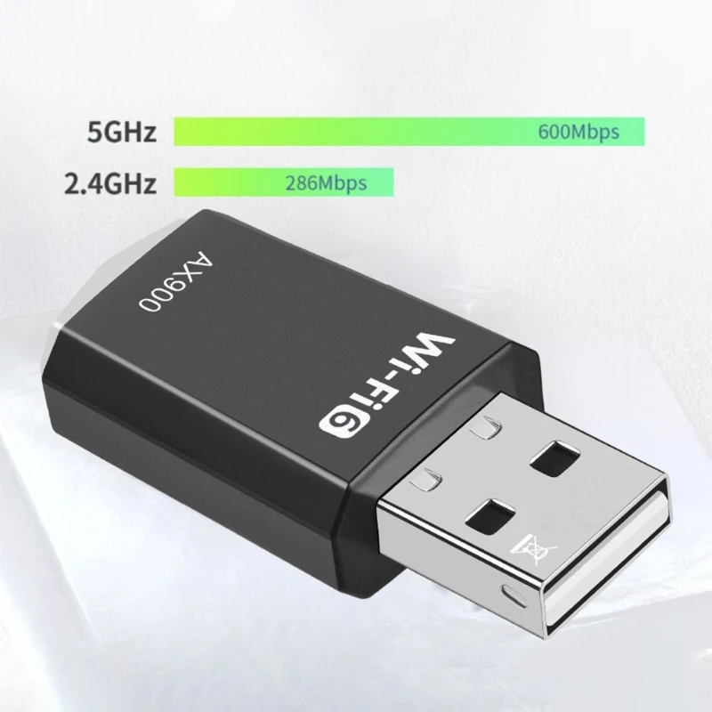 AX900 WIFI6 محول 900Mbps جهاز إرسال واستقبال الشبكات اللاسلكية 2.4 / 5 جيجا هرتز