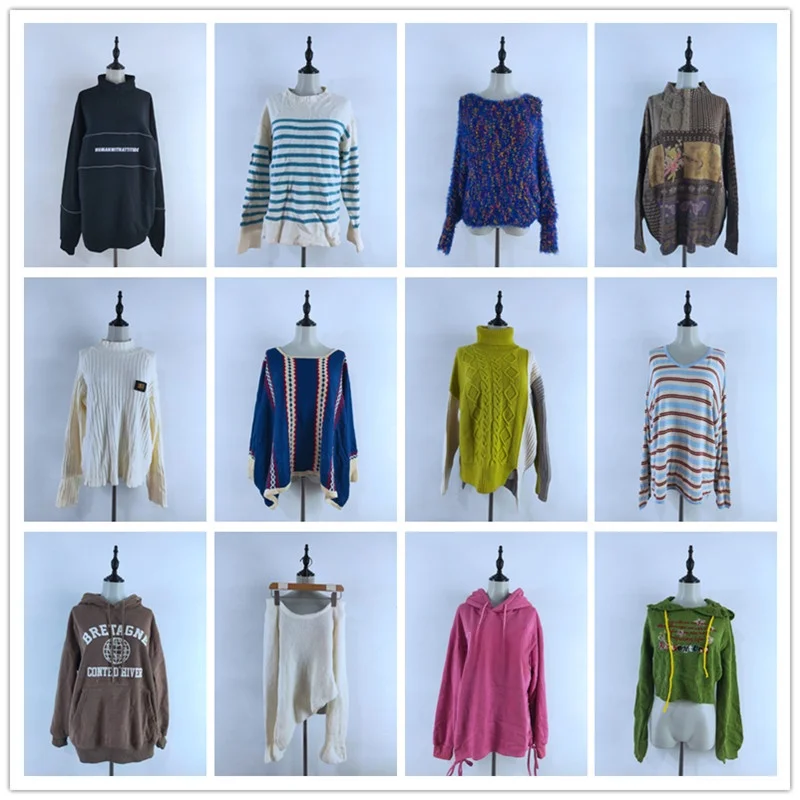 Suéter vintage quente e casual, design exclusivo, não repetindo, versátil, fibra de poliéster, longo, redondo, ne