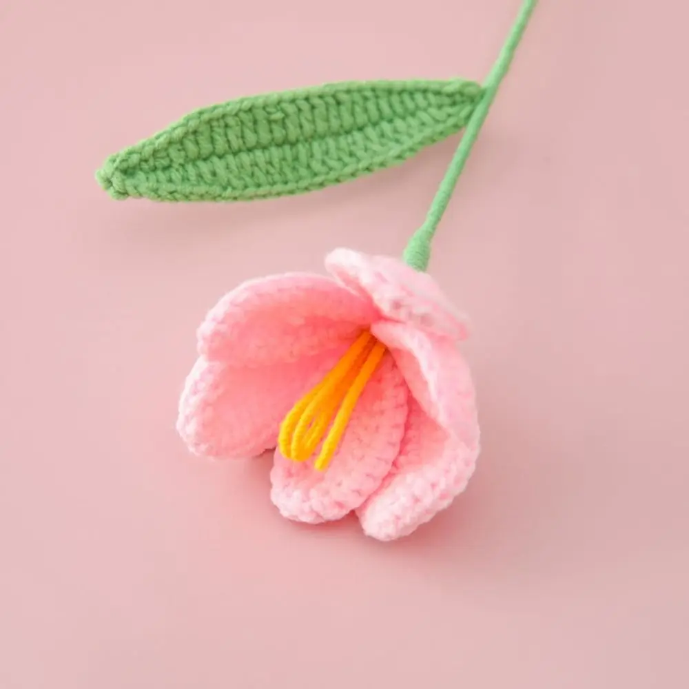 Simulated Flower 3D Flower Bookmark Book Page Marker Book Paginator Tulip Flower Bookmarks Weaved Flower Book Clip