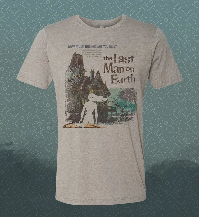 

The Last Man on Earth-inspired Vintage-style T-Shirt Film Classic Terror Horror Scary Movie Tee