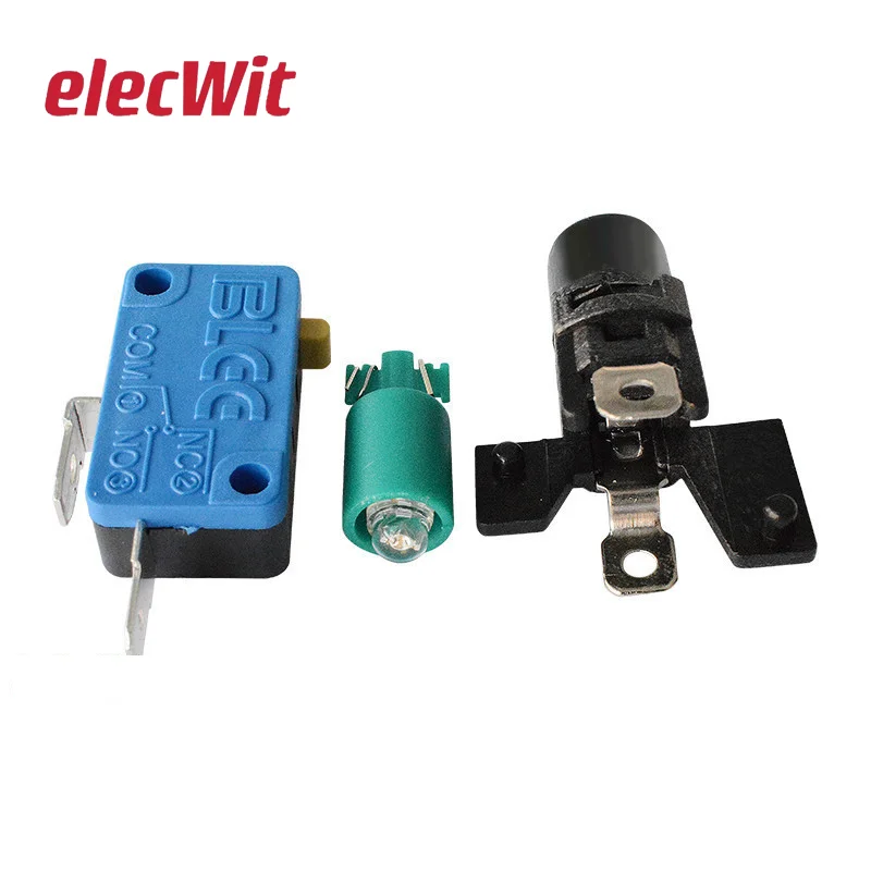 6pcs 33mm Push Button LED Illuminated with Microswitch for DIY Arcade Game Machine Parts DC12V Light Switch