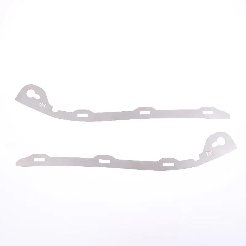 New 2Pcs Front Bumper Repair Metal Plate Buckle Broken Opening Rotten Buckle Repairer Bracket For IS250 300 2006-2013