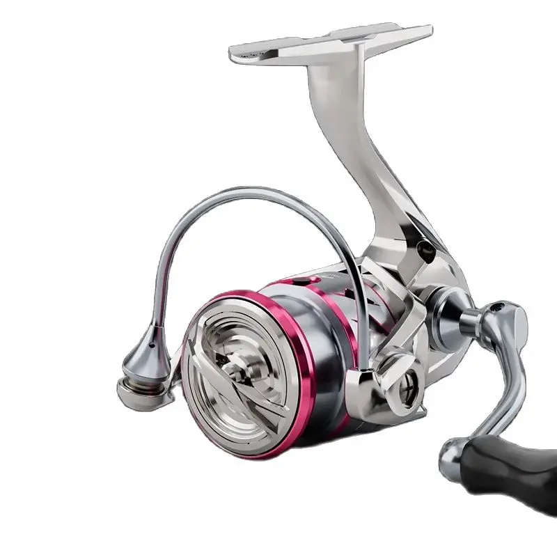 Spinning Wheel Carbon Micro Spinning Wheel 5.2:1 Speed Ratio Electroplated Fishing Reel Y404