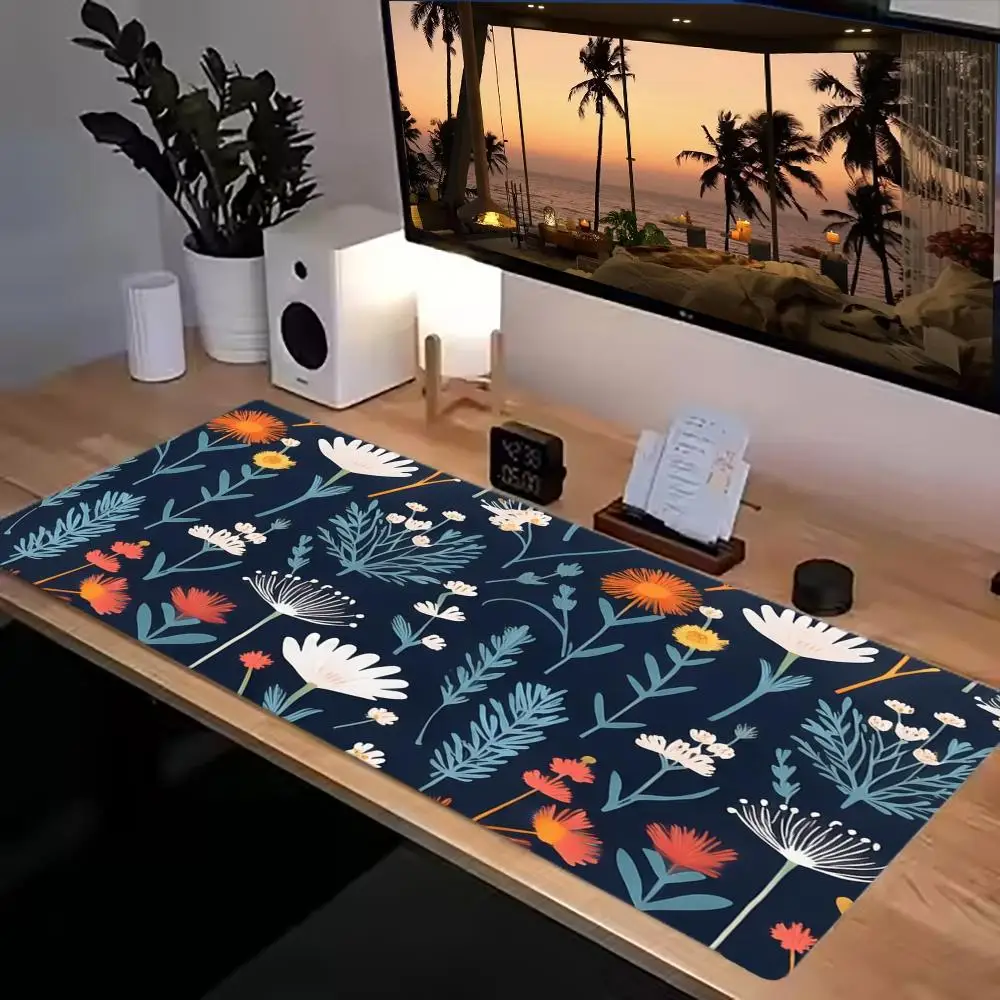 Vintage Mixed Floral Art Mouse Pads Game Card Pad For Laptop Games To Match Your Beautiful Home Table Mat Gaming Arrangement