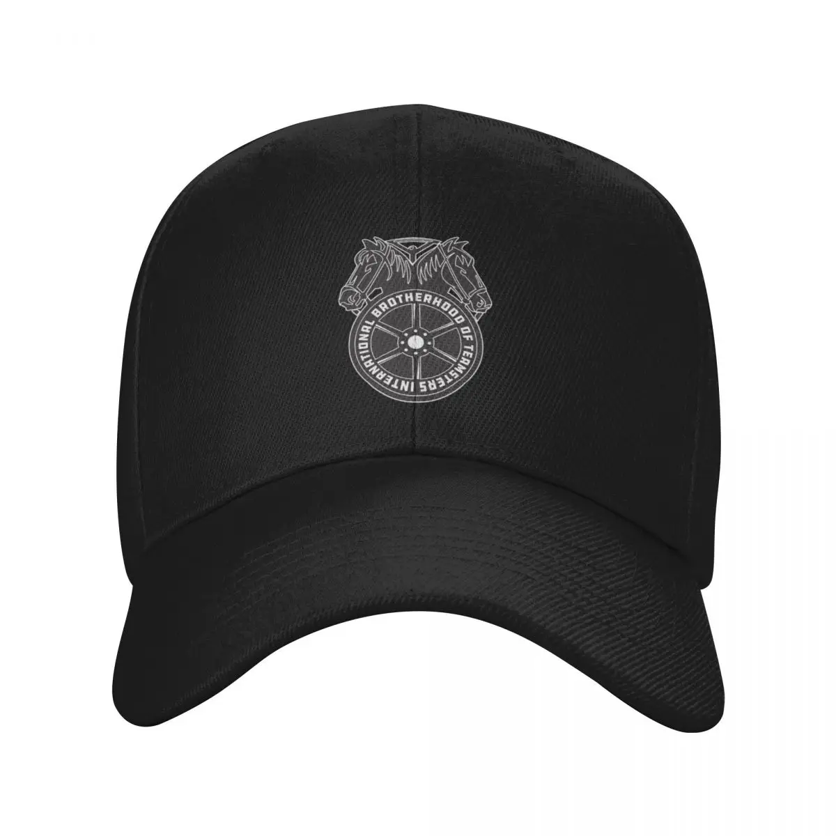 

Minimalist Black & white Classy Teamsters gifts design for Union workers Baseball Cap beach hat funny hat Boy Women's