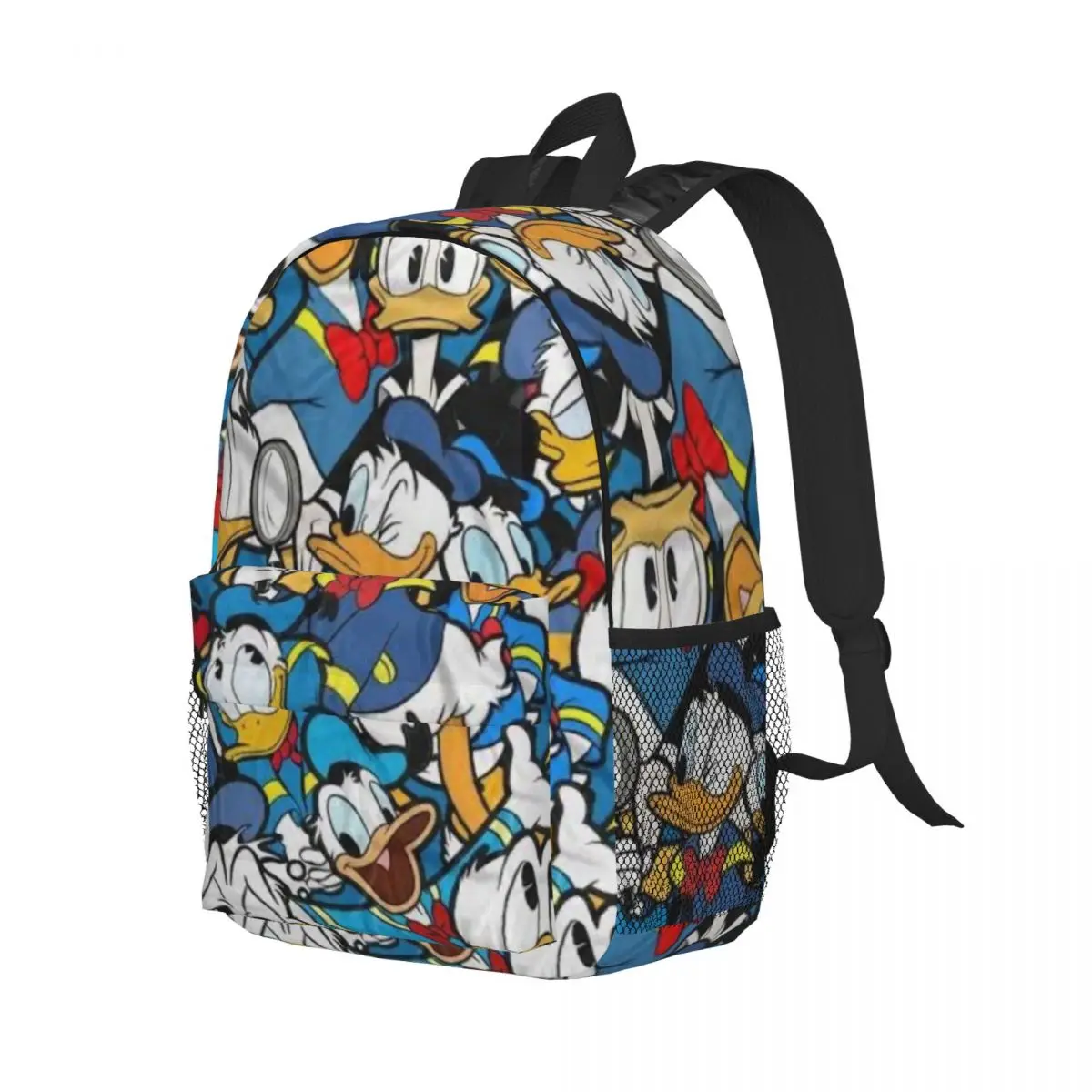 Donald Duck tas sekolah ringan, tas sekolah ringan, motif bebek, untuk sekolah, luar ruangan, belanja, kantor 15 inci