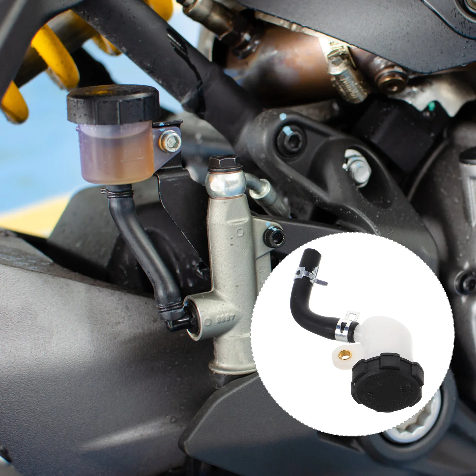 Motorcycle Scooter Accessories Rear Fluid Oil Brake Reservoir Cylinder