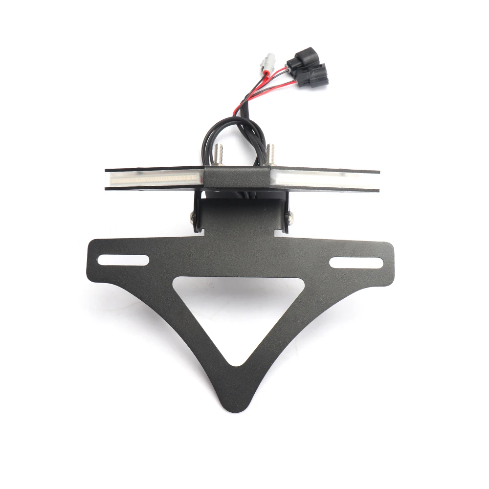 For Kawasaki Z1000 2018-2023 Universal Motorcycle Rear License Plate Bracket Mount Holder With LED Light kit ﻿