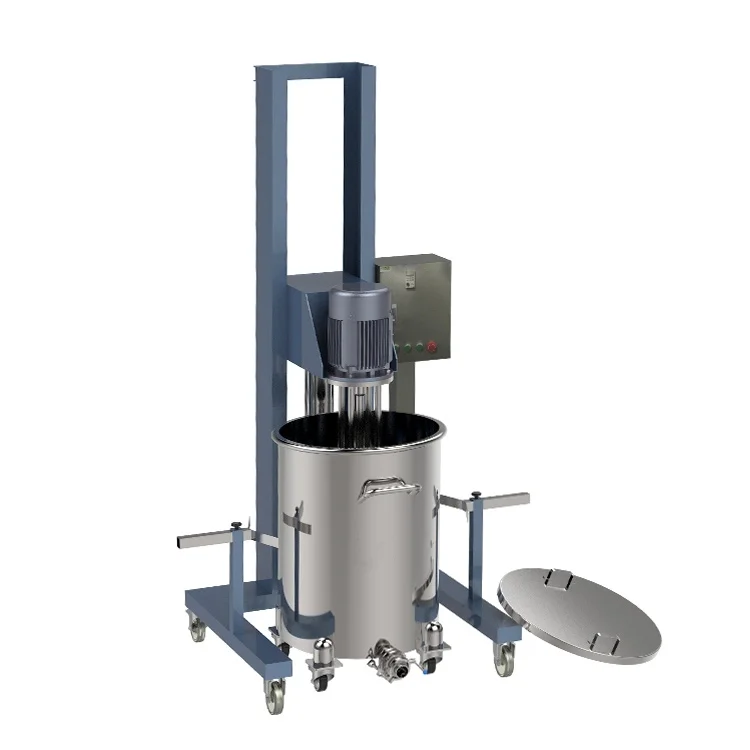 Cosmetic Emulsifier Mixer High Shear Dispersing Homogenizer Mixer Price High Shear