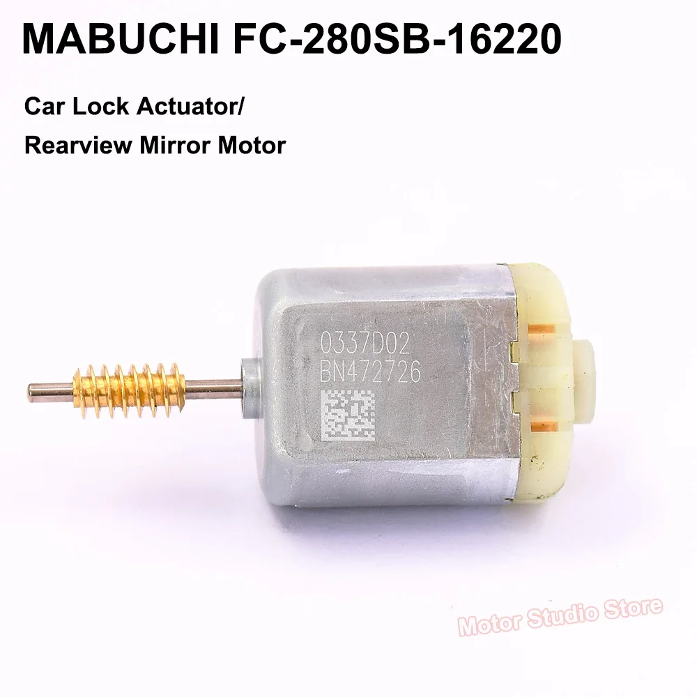 MABUCHI FC-280SB-16220 Worm Gear Car Lock Actuator Rearview Folding Mirror Motor For Audi A3 A6 Q5 VOLKSWAGEN