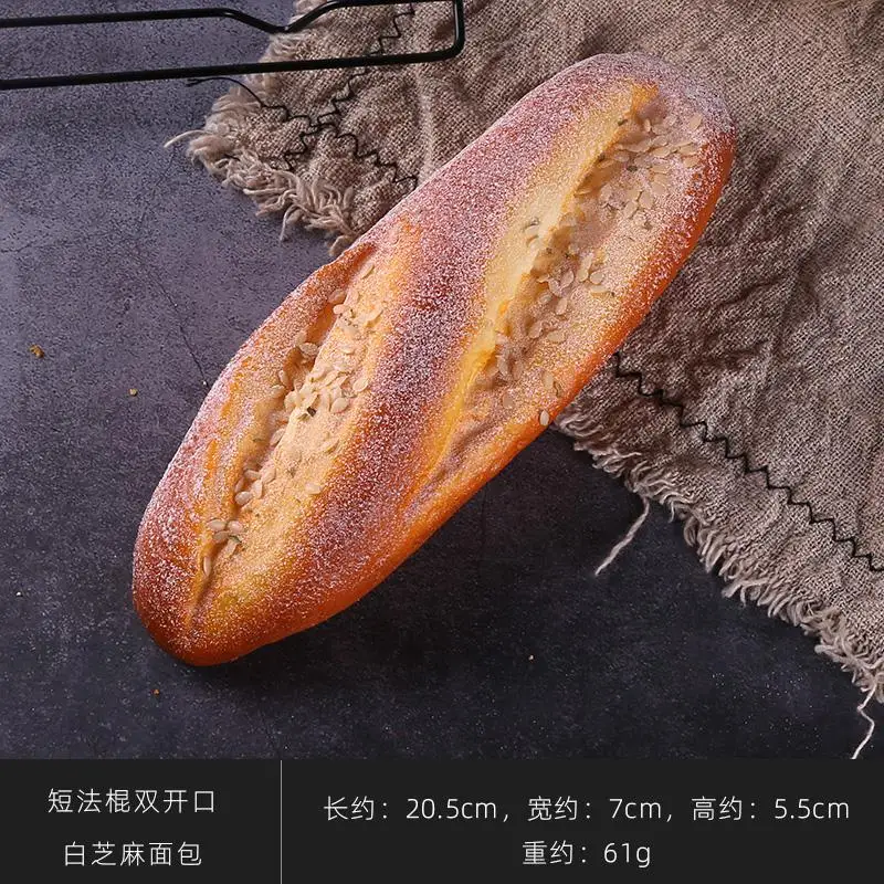 Kunstmatige Brood Taart Toast Zacht PU Baguette Model Voedsel Nep Brood Simulatie Ornamenten Bakken Winkel Decor Fotografie Props