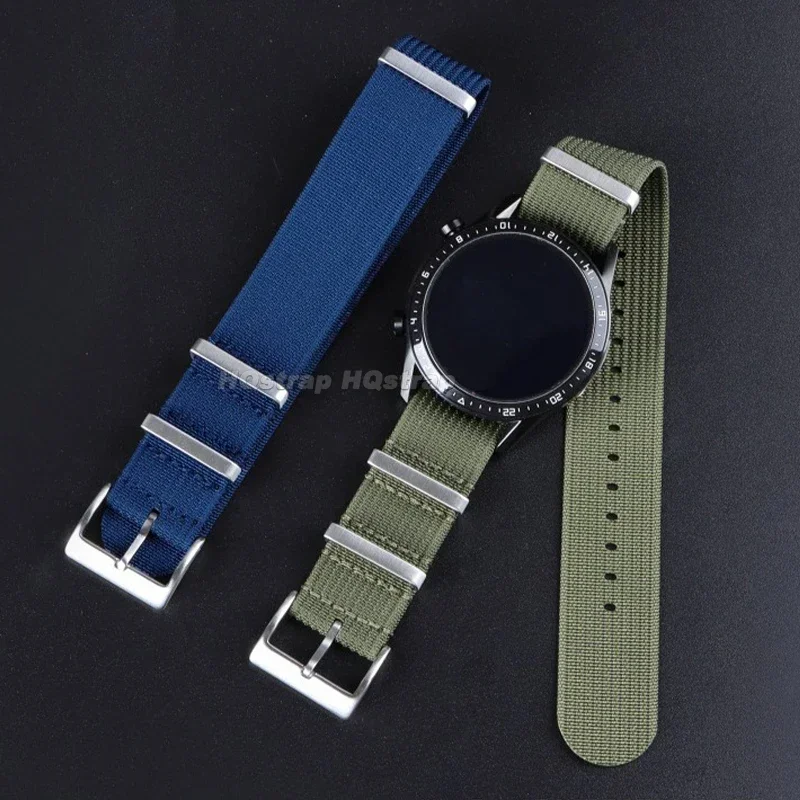 ナイロンミリタリーキャンバス時計ストラップ,ユニバーサルリストバンド交換ベルト,セイコー用スポーツアクセサリー,柔らかく快適,20mm, 22mm