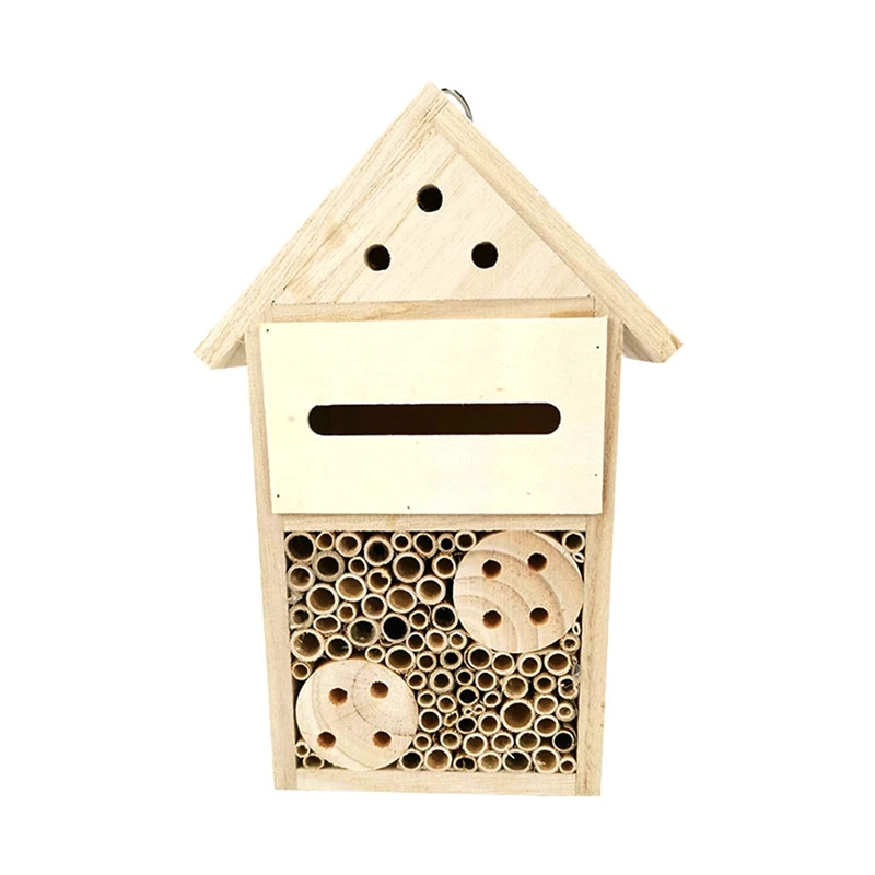 Bee Bricks Wooden Bee Hotel Bee Hive For Gardens Bee Brick For Solitary Bees Beekeeping House For Lawn