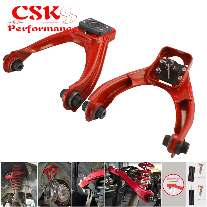 

Front Upper & Rear Control Arm Camber Kit Adjustable for Honda Civic EK EJ 1996-2000