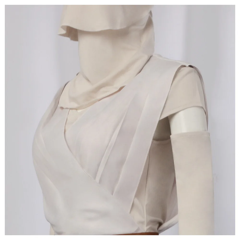Women's Star Wars Rey Role Playing Costume3D Large XS-XXXL Skywalker Jedi Uniform with Bag Mask Bag Halloween Carnival Party Set - view 5