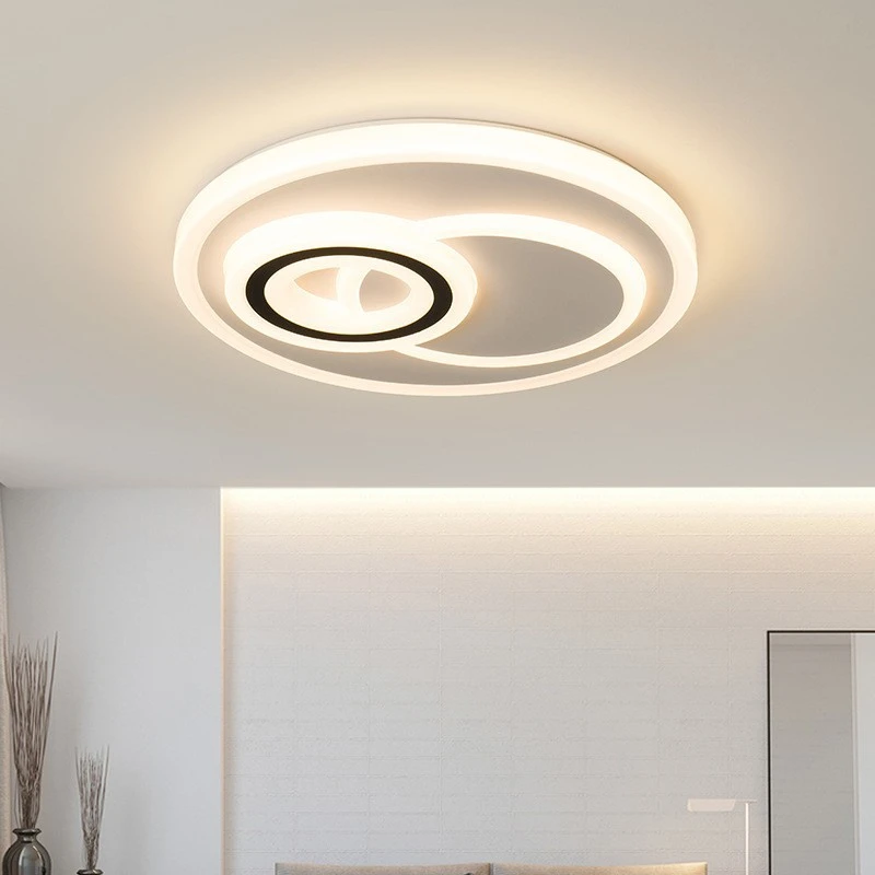 

Modern Simple LED Ceiling Light Creative Design Rotundity Ceiling Lamp Living Room Decoration Restaurant Lighting Fixtures